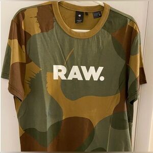 G-Star RAW Printed Crew Neck T-Shirt